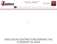 Tablet Screenshot of easterninsulation.com